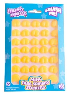 Mini Taba Squishy Stickers - Yellow Viral Trending Squish
